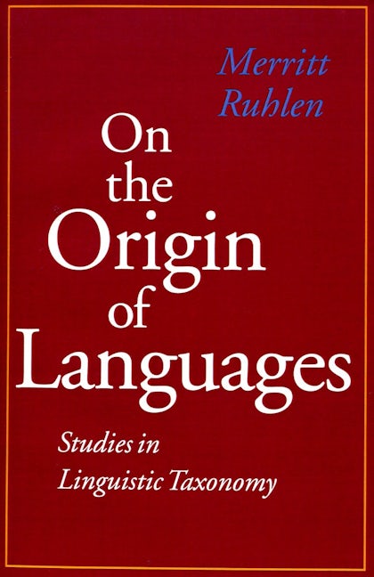 Book cover image for On the Origin of Languages ISBN: 9780804723213